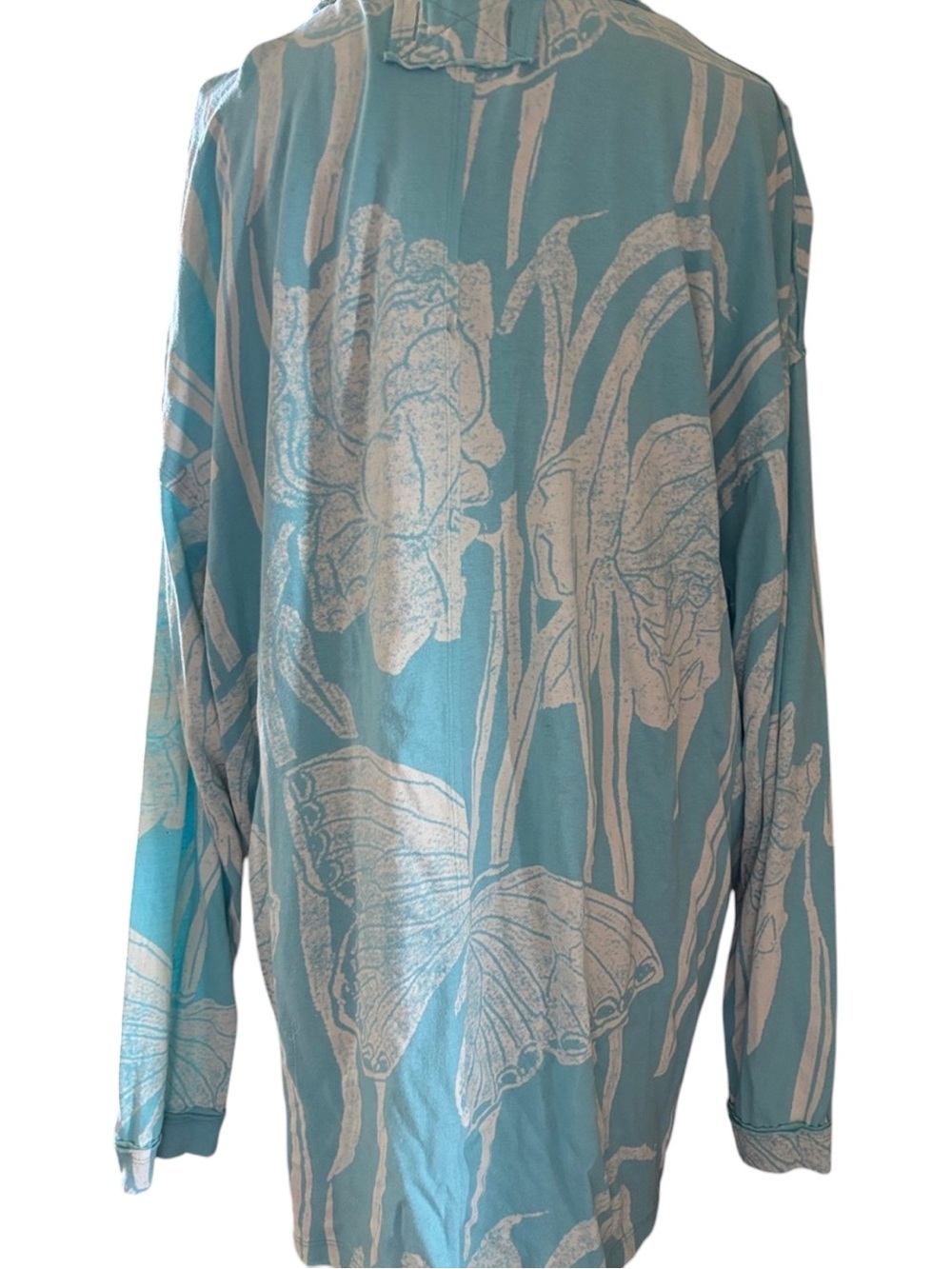Free People We The Free Ellen Printed Long Sleeve Tee | Waterfall Combo - Picture 3 of 6